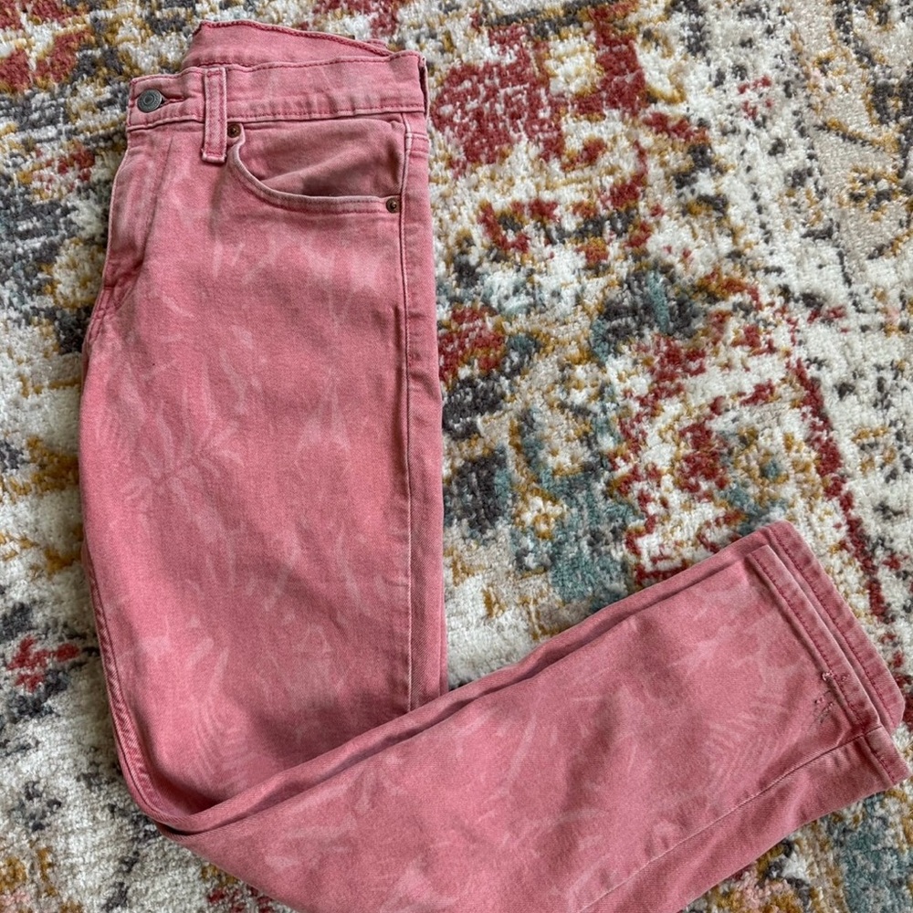 Levi's Pink Skinny Jeans Vintage Appeal